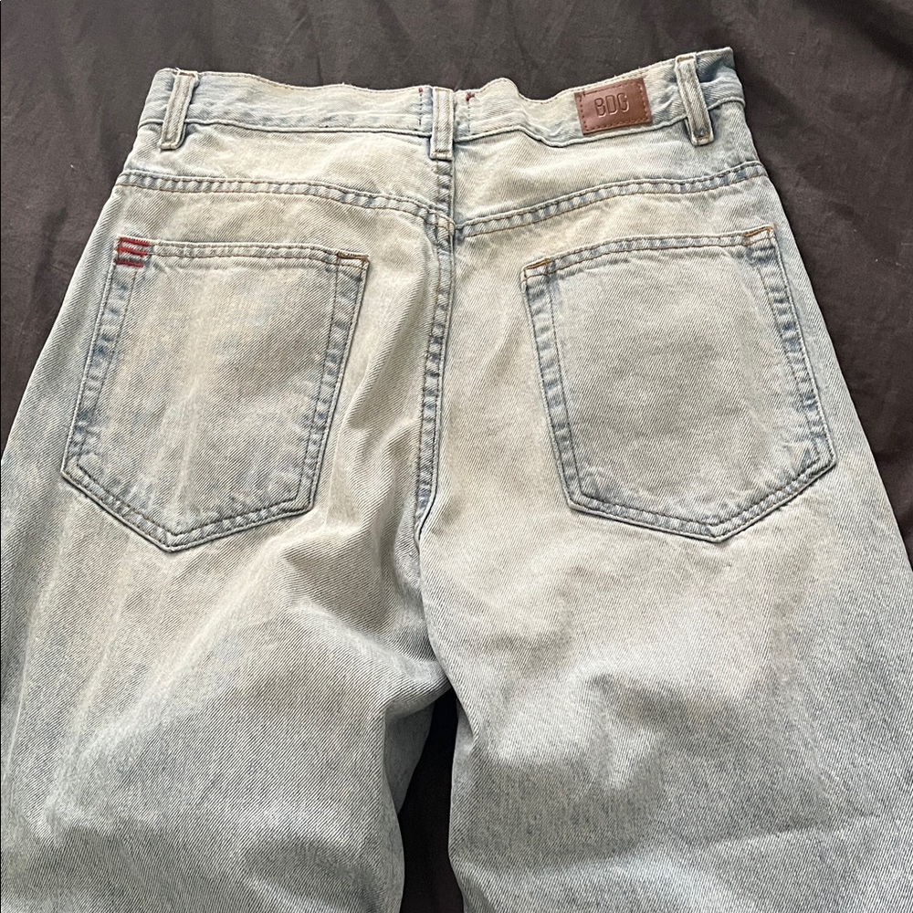 BDG Light Blue Distressed Boyfriend Jeans - Picture 5 of 7